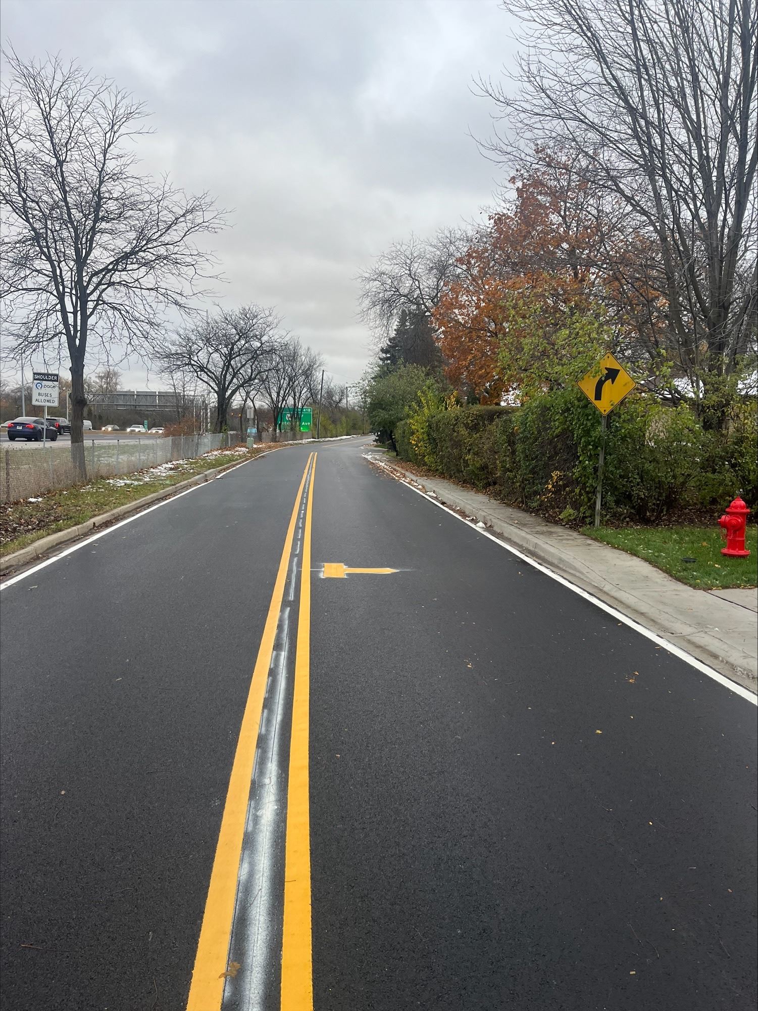 Lincolnwood Drive Resurfaced 