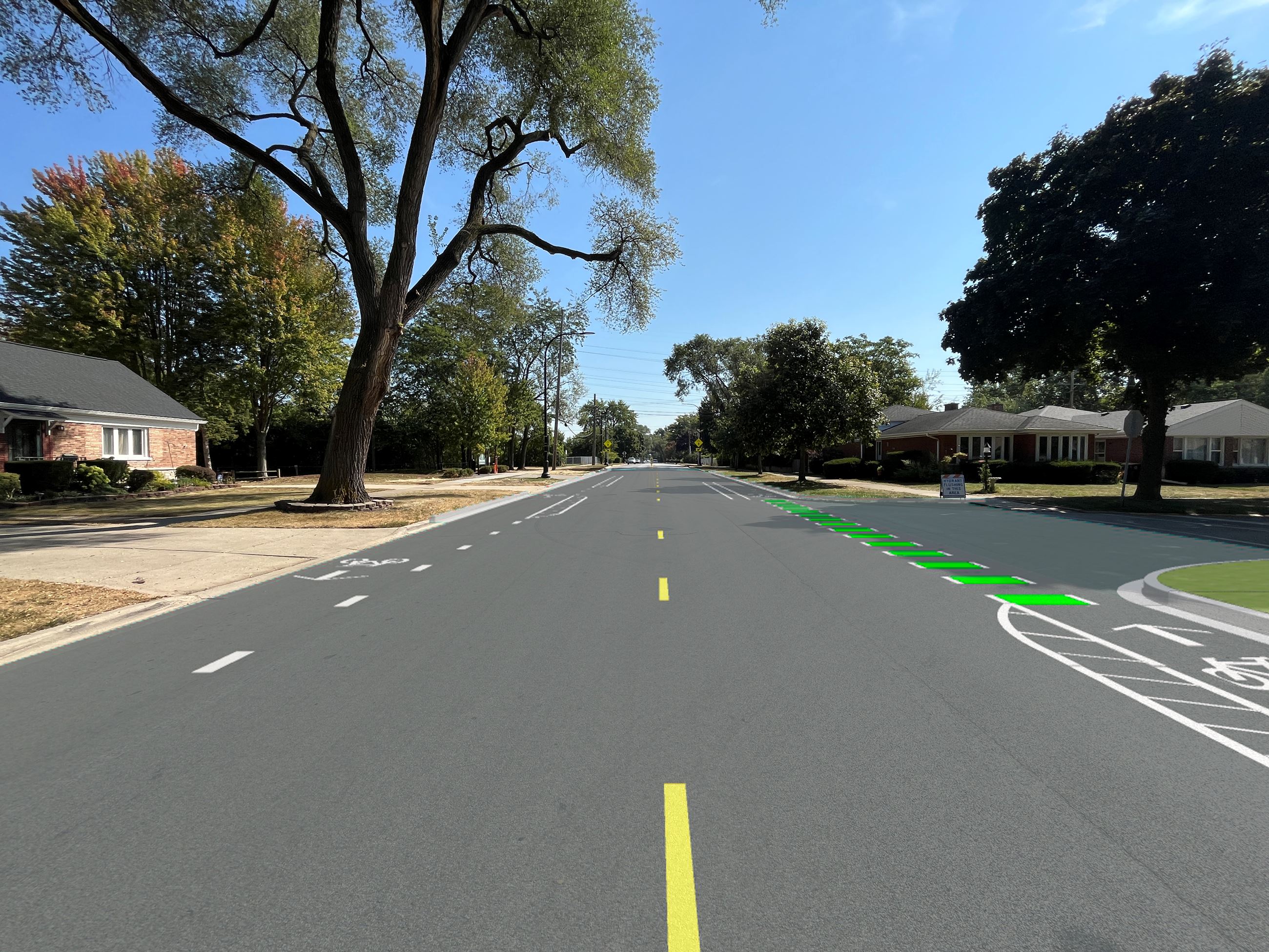 Pratt West Leg Striping